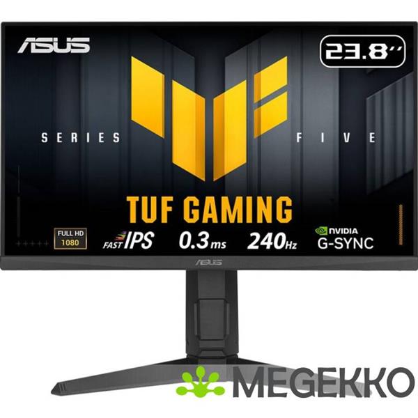 Grote foto asus tuf gaming vg249qml5a 23.8 full hd 240hz ips gaming monitor computers en software overige computers en software