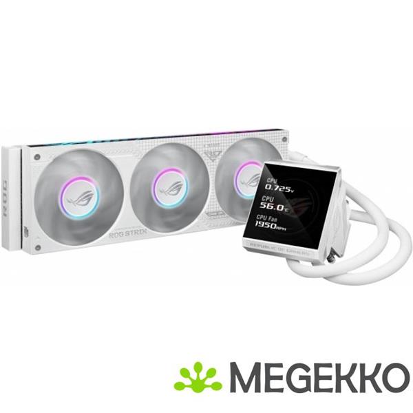 Grote foto asus rog strix lc iv 360 argb lcd white edition computers en software behuizingen en kasten