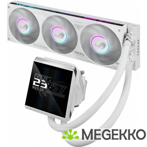 Grote foto asus rog strix lc iv 360 argb lcd white edition computers en software behuizingen en kasten