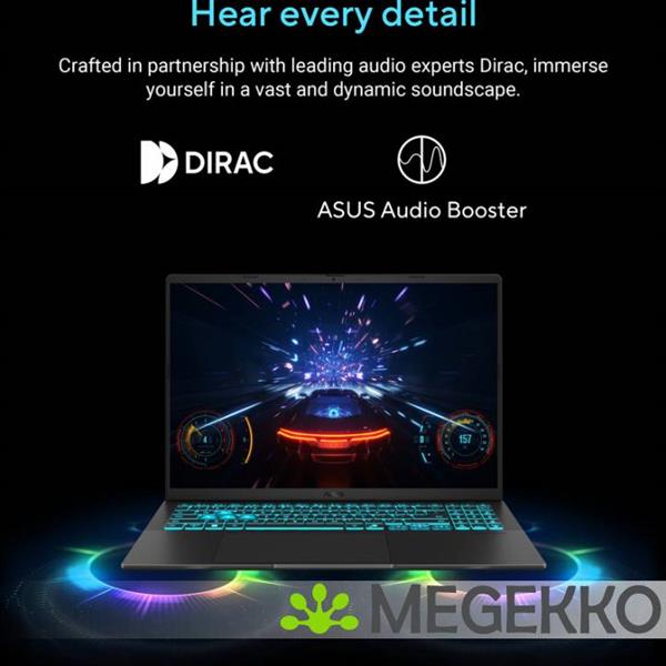 Grote foto asus v16 fx3607vp rp061w 16 intel core 7 rtx 5070 computers en software overige computers en software