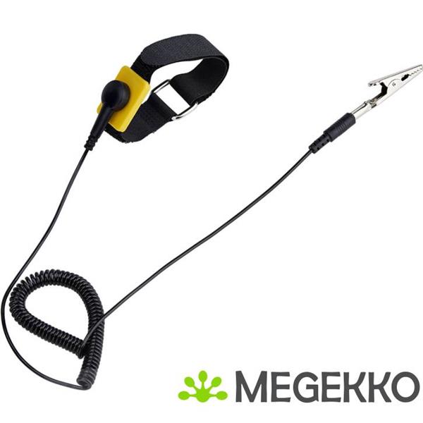 Grote foto startech.com esd wrist strap antistatisch polsbandje zwart computers en software overige computers en software