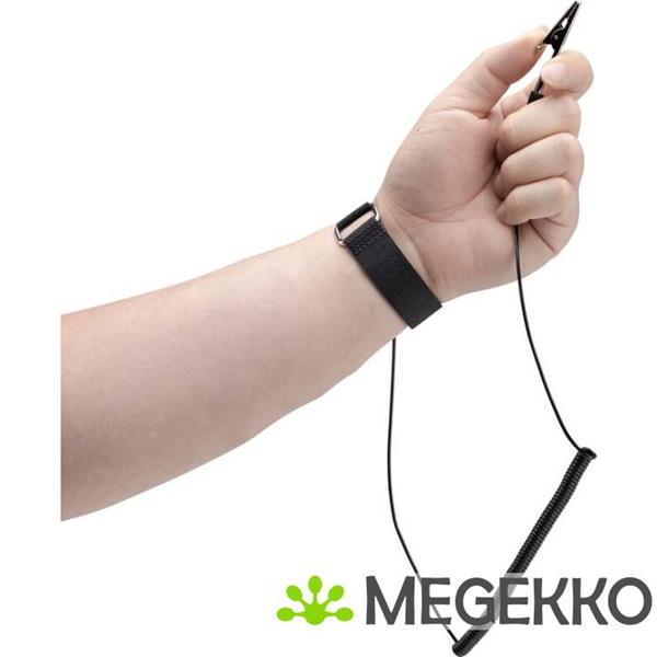 Grote foto startech.com esd wrist strap antistatisch polsbandje zwart computers en software overige computers en software