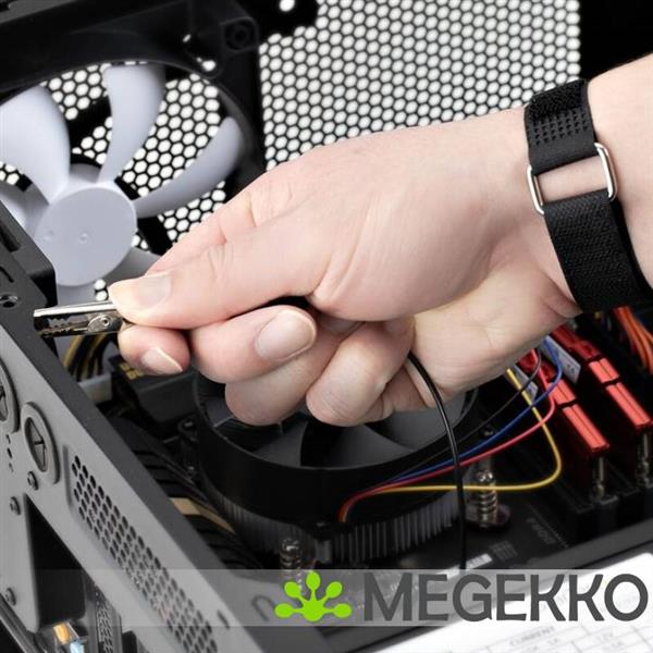Grote foto startech.com esd wrist strap antistatisch polsbandje zwart computers en software overige computers en software