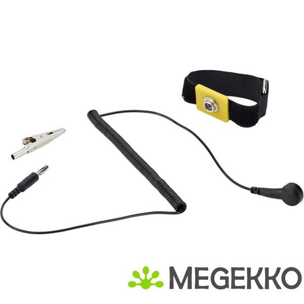 Grote foto startech.com esd wrist strap antistatisch polsbandje zwart computers en software overige computers en software