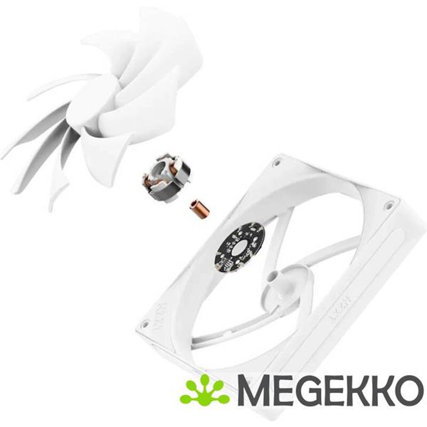 Grote foto nzxt f140q 140mm white quiet airflow computers en software behuizingen en kasten