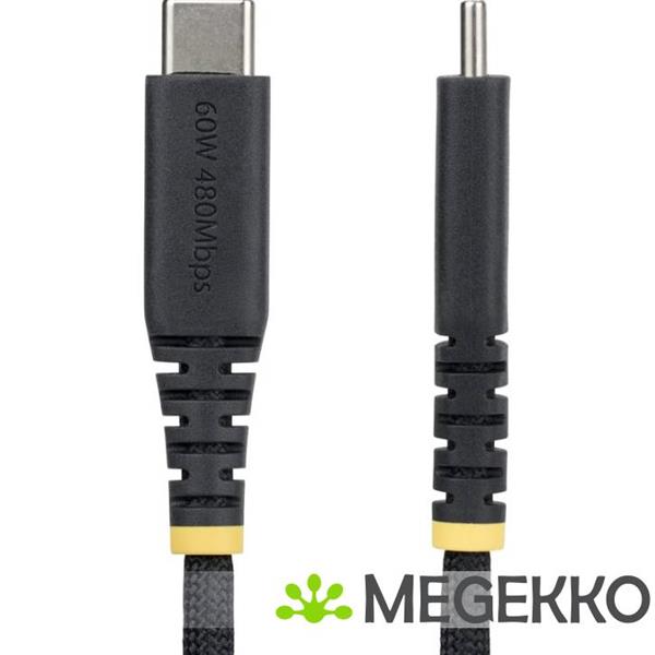 Grote foto startech.com usb2cc3mncbr usb kabel usb 2.0 3 m usb c zwart computers en software overige