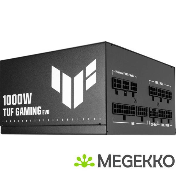 Grote foto asus tuf gaming 1000w gold evo power supply unit 20 4 pin atx atx zwart computers en software overige