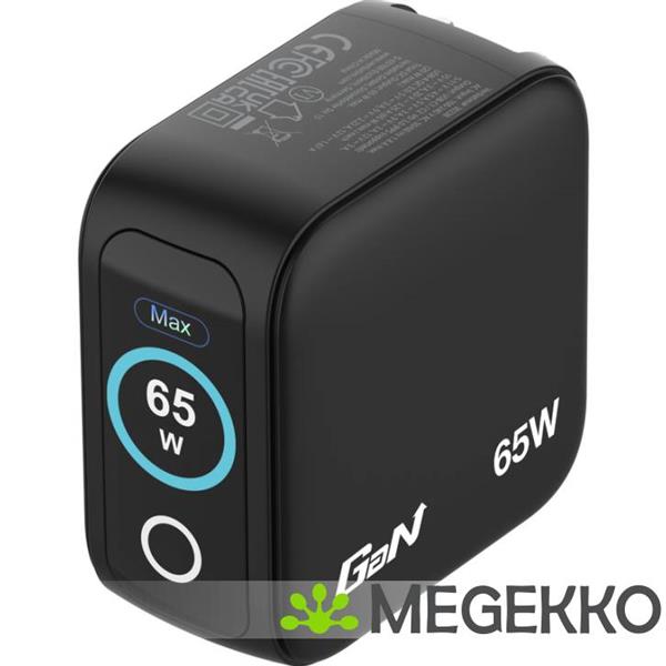 Grote foto verbatim mini gan charger 65w with display computers en software overige