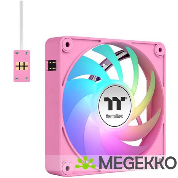 Grote foto thermaltake ct120 ex argb sync ventilator 12 cm roze 3 stuk s computers en software behuizingen en kasten