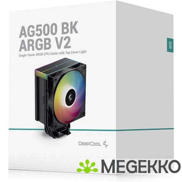 Grote foto deepcool ag500 bk argb v2 computers en software behuizingen en kasten