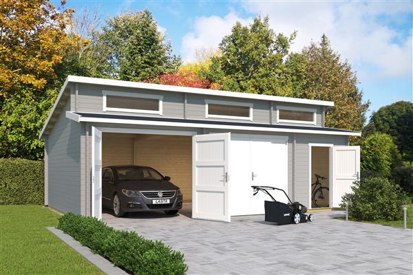 Grote foto nieuw garage hawaii incl. wooden doors tuin en terras tuinhuisjes en blokhutten