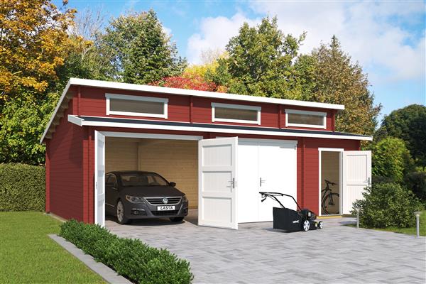 Grote foto nieuw garage hawaii incl. wooden doors tuin en terras tuinhuisjes en blokhutten