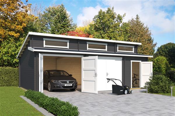 Grote foto nieuw garage hawaii incl. wooden doors tuin en terras tuinhuisjes en blokhutten