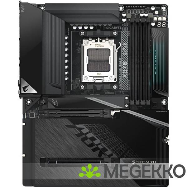 Grote foto gigabyte x870 aorus stealth computers en software moederborden