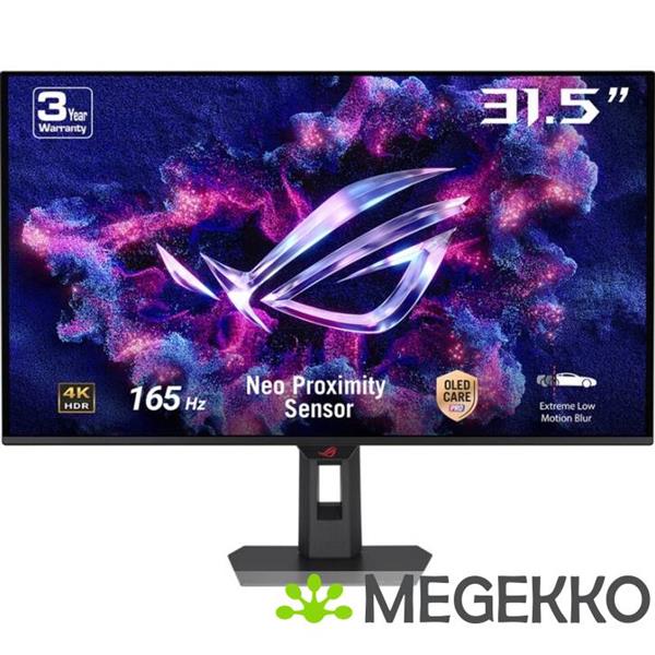 Grote foto asus rog strix xg32ucds 31.5 4k ultra hd 165hz qd oled gaming monitor computers en software overige computers en software