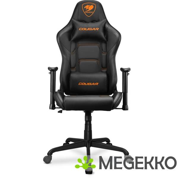 Grote foto cougar gaming armor elite gaming stoel oranje zwart huis en inrichting stoelen