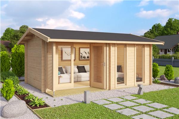 Grote foto nieuw blokhut hampshire tuin en terras tuinhuisjes en blokhutten