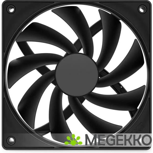 Grote foto nzxt f120q 120mm black quiet airflow computers en software behuizingen en kasten
