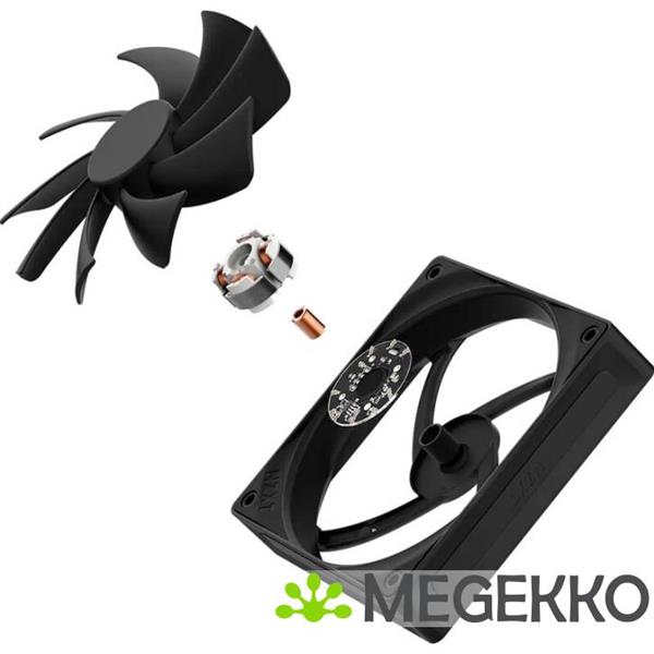 Grote foto nzxt f120q 120mm black quiet airflow computers en software behuizingen en kasten