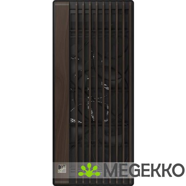 Grote foto asus proart pa602 wood edition modern black metal panel computers en software behuizingen en kasten