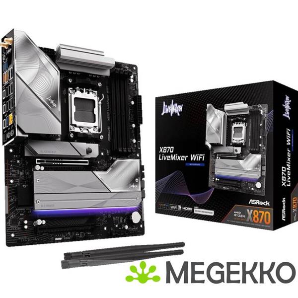 Grote foto asrock x870 livemixer wifi computers en software moederborden