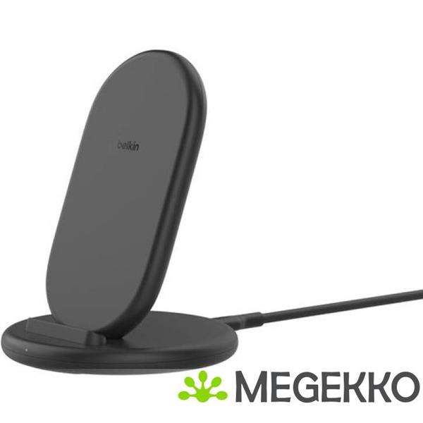 Grote foto belkin wib006hqbk oplader voor mobiele apparatuur smartphone zwart usb draadloos opladen binnen computers en software overige