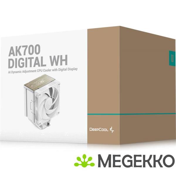 Grote foto deepcool ak700 digital wh computers en software behuizingen en kasten