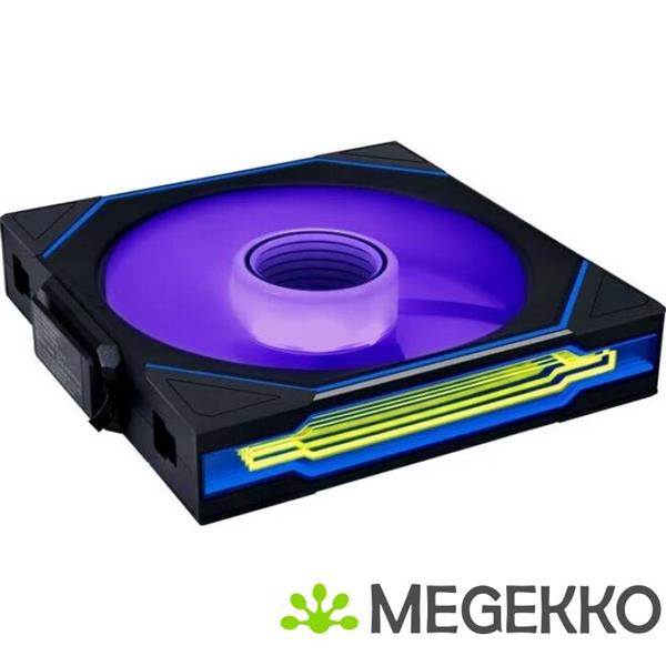 Grote foto lian li uni fan sl inf 140 wireless reversed 1 pack black computers en software behuizingen en kasten