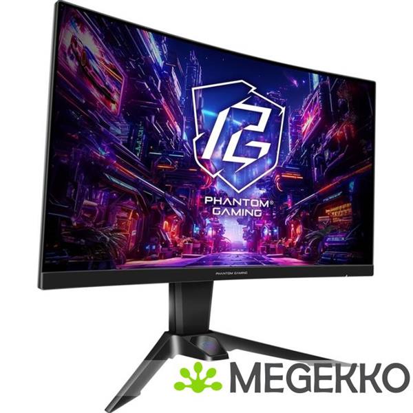 Grote foto asrock phantom gaming pg27qrt2a 27 quad hd 180hz va gaming monitor computers en software overige computers en software