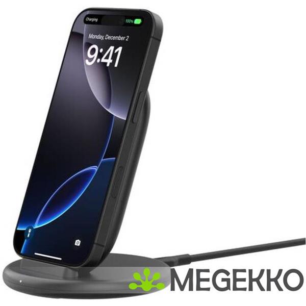 Grote foto belkin wib006hqbk oplader voor mobiele apparatuur smartphone zwart usb draadloos opladen binnen computers en software overige