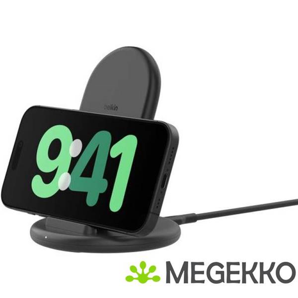 Grote foto belkin wib006hqbk oplader voor mobiele apparatuur smartphone zwart usb draadloos opladen binnen computers en software overige