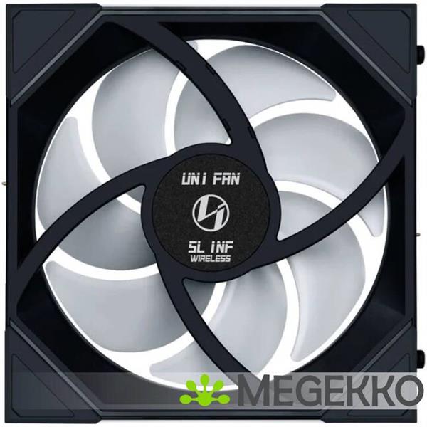 Grote foto lian li uni fan sl inf 140 wireless reversed 1 pack black computers en software behuizingen en kasten