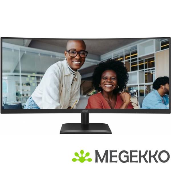 Grote foto aoc e4 cu34e4cv 34 ultrawide quad hd 120hz va monitor computers en software overige computers en software