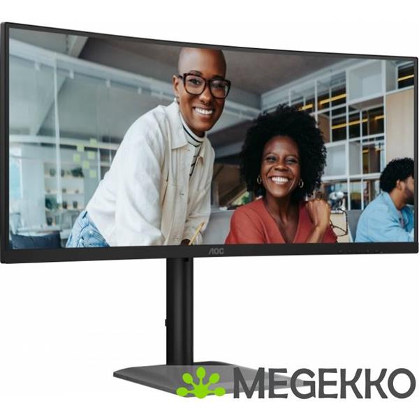 Grote foto aoc e4 cu34e4cv 34 ultrawide quad hd 120hz va monitor computers en software overige computers en software