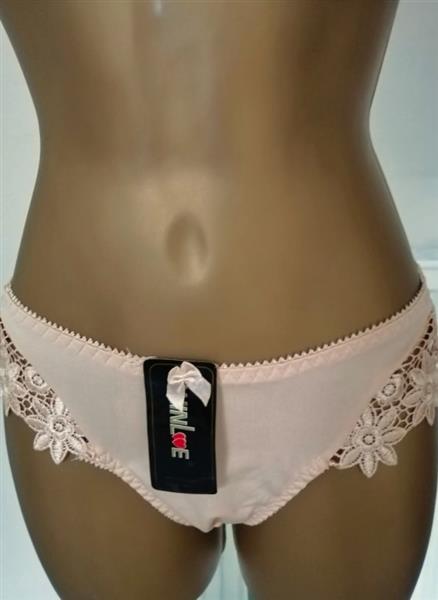 Grote foto chique goudbeige bh met slip d cups kleding dames ondergoed en lingerie