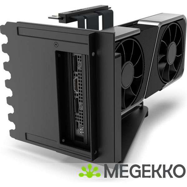 Grote foto nzxt vertical gpu mounting kit h5 h6 h7 h9 black computers en software videokaarten