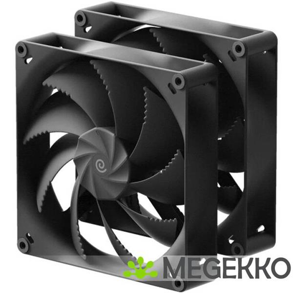 Grote foto havn h18 pwm 2 pack 180mm black computers en software behuizingen en kasten