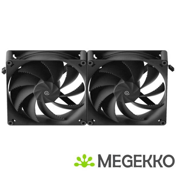 Grote foto havn h18 pwm 2 pack 180mm black computers en software behuizingen en kasten