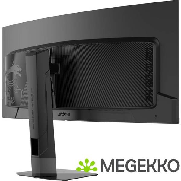 Grote foto msi mag 341cqp qd oled x28 computer monitor 86 4 cm 34 3440 x 1440 pixels ultrawide quad hd zwart computers en software overige computers en software