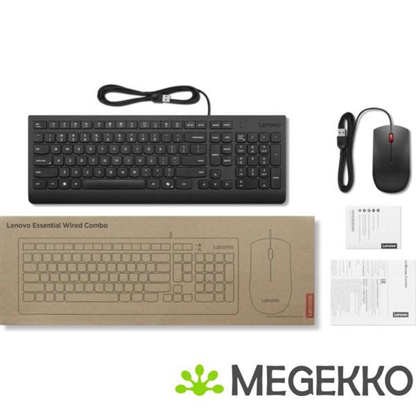 Grote foto lenovo essential bedrade toetsenbord en muis combo qwerty uk computers en software overige computers en software