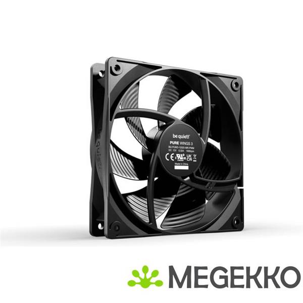 Grote foto be quiet pure wings 3 120 mm pwm triple pack computers en software behuizingen en kasten