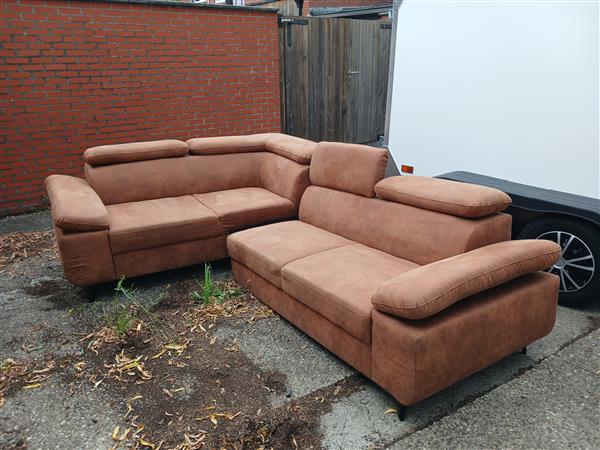 Grote foto hoek salon huis en inrichting complete zithoeken