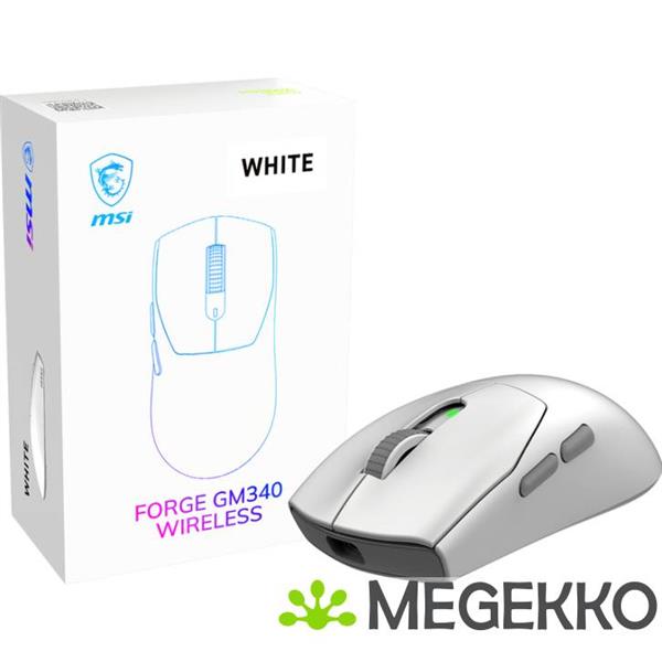 Grote foto msi forge gm340 wireless white computers en software overige computers en software