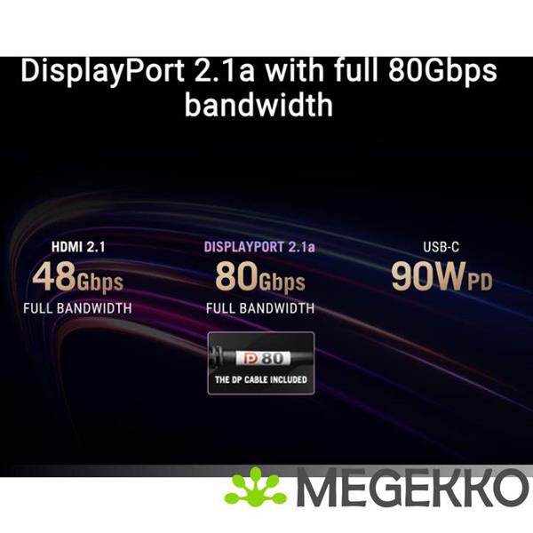 Grote foto asus rog swift oled pg32ucwm 31.5 4k ultra hd 240hz gaming monitor computers en software overige computers en software