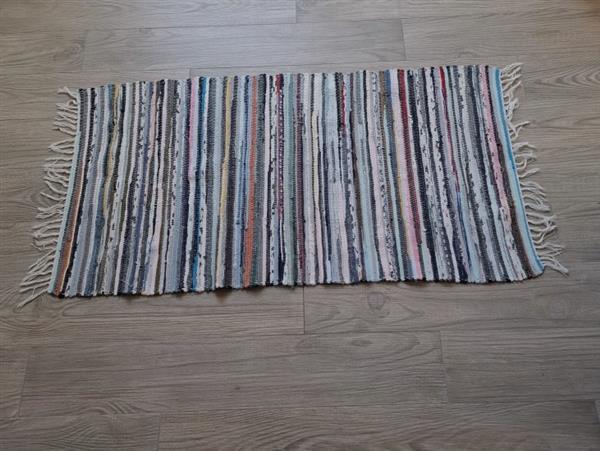Grote foto vintage chindi tapijt rag rug handgeweven huis en inrichting karpetten