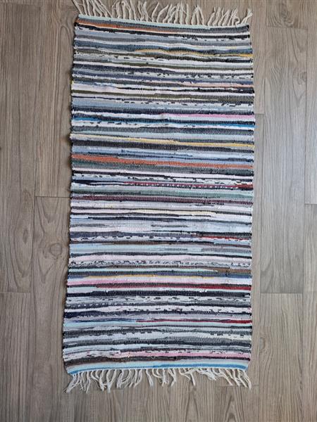 Grote foto vintage chindi tapijt rag rug handgeweven huis en inrichting karpetten