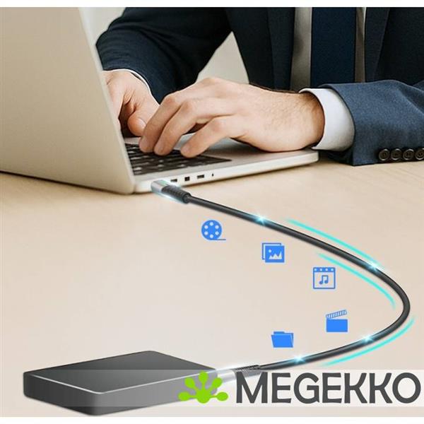 Grote foto logilink cu0434 usb kabel usb 3.2 gen 2x2 2 m usb c zwart computers en software overige