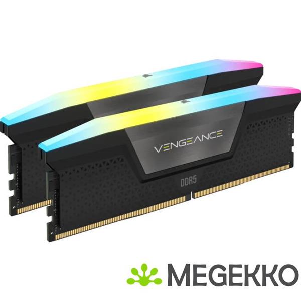 Grote foto corsair ddr5 vengeance rgb 2x16gb 6000 computers en software geheugens
