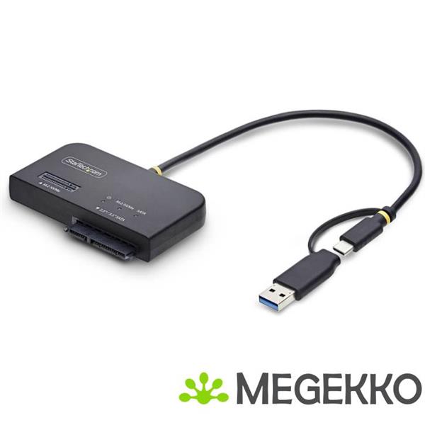Grote foto startech.com usb31csat3m2e basisstation voor opslagstations usb 3.2 gen 2 3.1 gen 2 type c zwart computers en software harde schijven