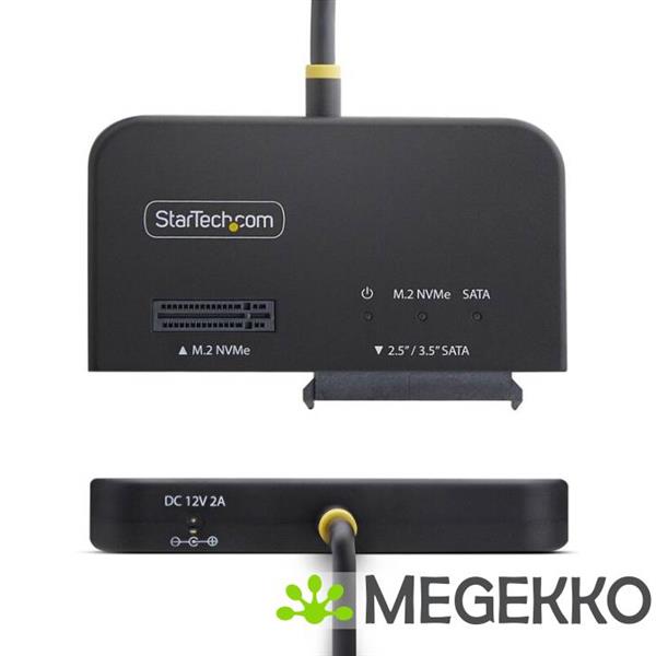 Grote foto startech.com usb31csat3m2e basisstation voor opslagstations usb 3.2 gen 2 3.1 gen 2 type c zwart computers en software harde schijven